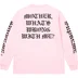 Supreme The Exorcist Mother L/S Tee - Light Pink (front)