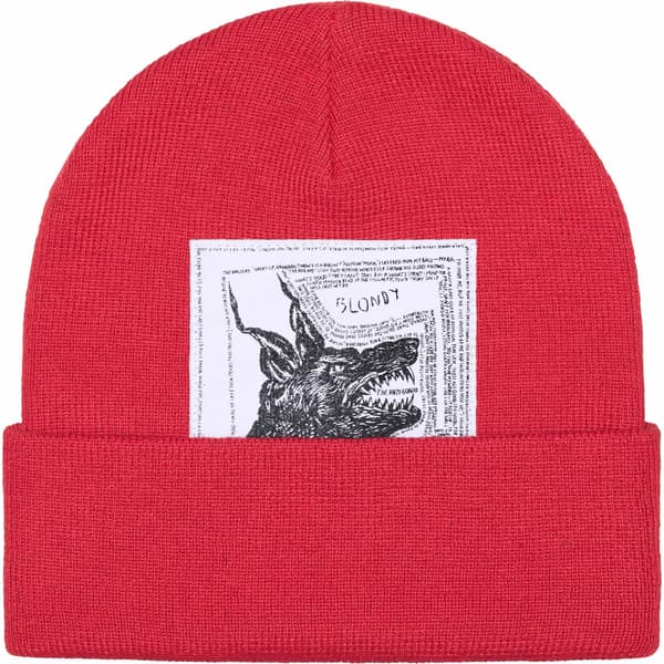 Supreme The North Face Beanie - Red (front)