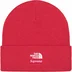 Supreme The North Face Beanie - Red (front)