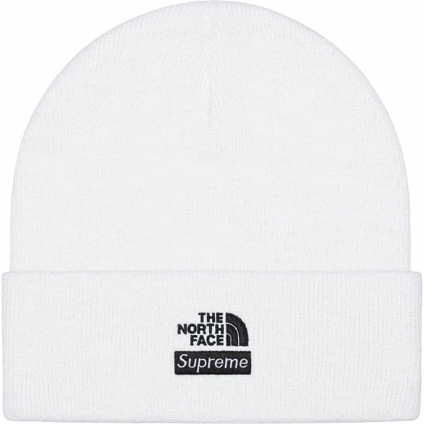 Supreme The North Face Beanie - White (front)