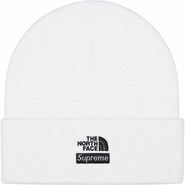 Supreme The North Face Beanie - White (front)