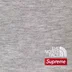 Supreme The North Face Down Zip Up Hooded Sweatshirt - Heather Grey (front)