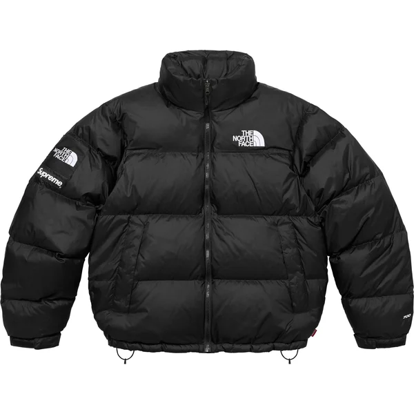 Supreme The North Face Nuptse Jacket - Black (front)
