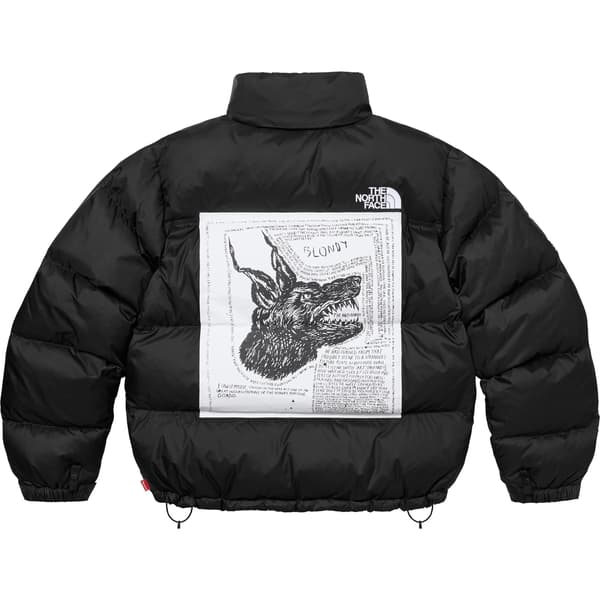 Supreme The North Face Nuptse Jacket - Black (front)