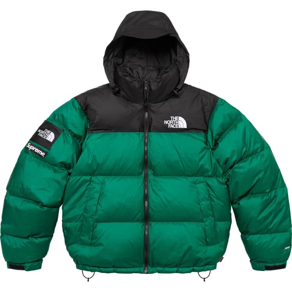 Supreme The North Face Nuptse Jacket - Green (front)
