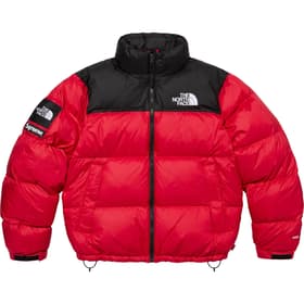 Supreme The North Face Nuptse Jacket Red