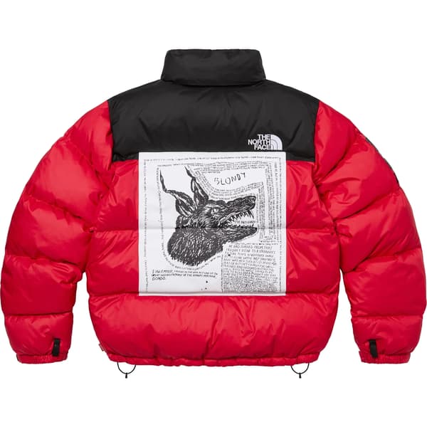 Supreme The North Face Nuptse Jacket - Red (front)