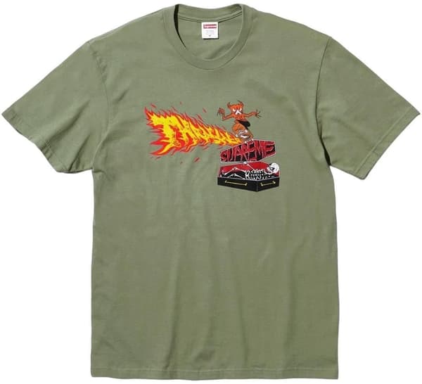 Supreme Thrasher Back Tail Tee - Product Image