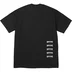 Supreme Thrasher Back Tail Tee - Black (front)