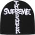 Supreme Thrasher Beanie - Black (front)