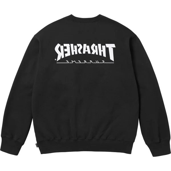 Supreme Thrasher Crewneck - Black (front)