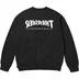 Supreme Thrasher Crewneck - Black (front)