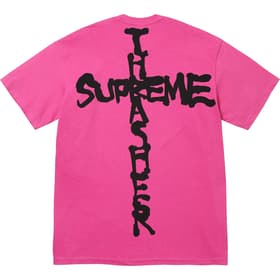Supreme Thrasher Cross Tee Fuchsia