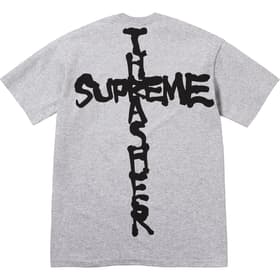Supreme Thrasher Cross Tee Heather Grey