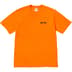 Supreme Thrasher Cross Tee - Orange (front)