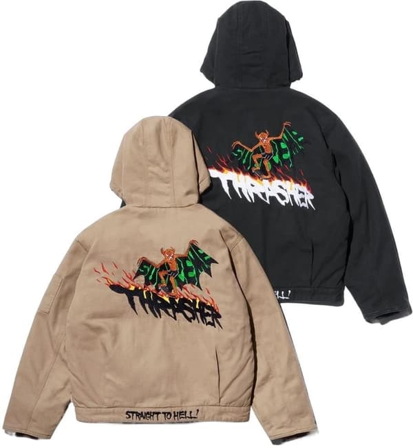 Supreme Thrasher Hooded Work Jacket - Product Image