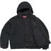 Supreme Thrasher Hooded Work Jacket - Black (front)