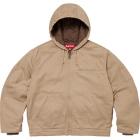 Supreme Thrasher Hooded Work Jacket Tan
