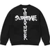 Supreme Thrasher Sweater - Black (front)