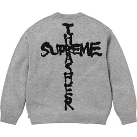 Supreme Thrasher Sweater Heather Grey