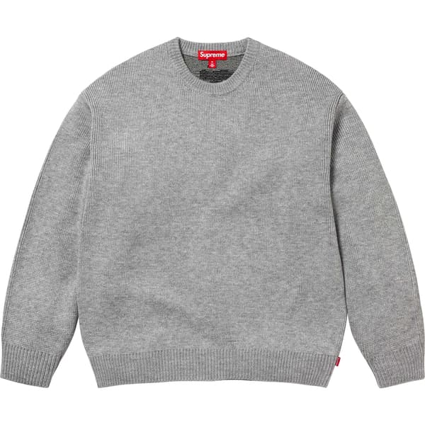 Supreme Thrasher Sweater - Heather Grey (front)