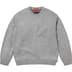 Supreme Thrasher Sweater - Heather Grey (front)