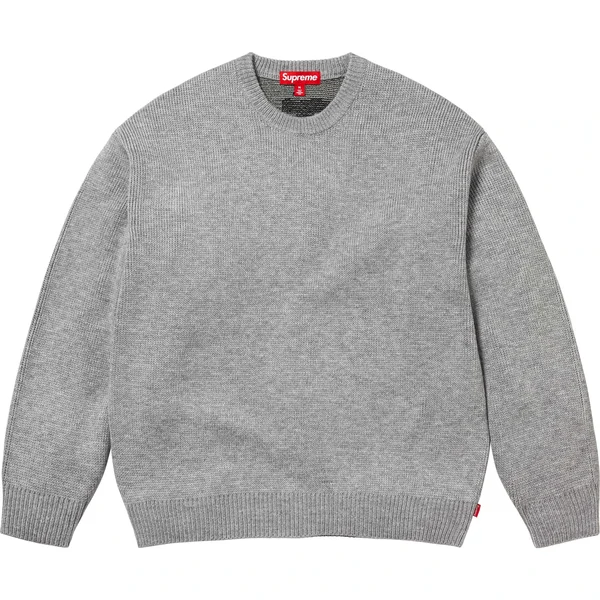 Supreme Thrasher Sweater - Heather Grey (front)