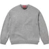Supreme Thrasher Sweater - Heather Grey (front)