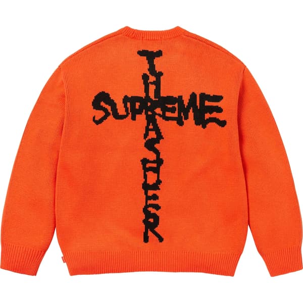 Supreme Thrasher Sweater - Orange (front)