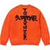 Supreme Thrasher Sweater - Orange (front)