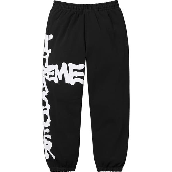 Supreme Thrasher Sweatpant - Black (front)