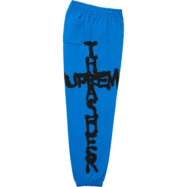 Supreme Thrasher Sweatpant - Bright Blue (front)