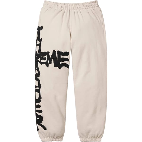 Supreme Thrasher Sweatpant - Stone (front)
