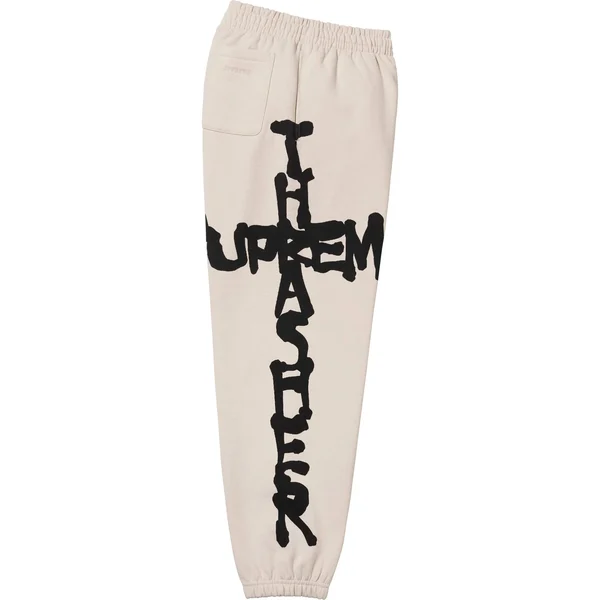 Supreme Thrasher Sweatpant - Stone (front)