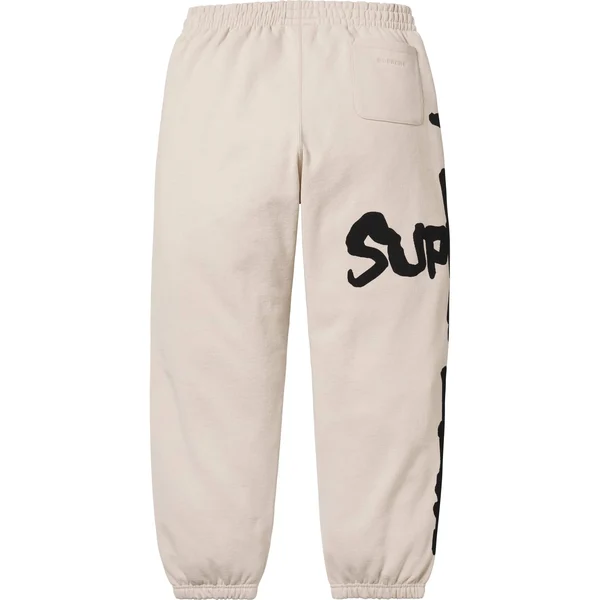 Supreme Thrasher Sweatpant - Stone (front)