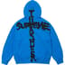 Supreme Thrasher Zip Up Hooded Sweatshirt - Bright Blue (front)