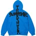 Supreme Thrasher Zip Up Hooded Sweatshirt - Bright Blue (front)