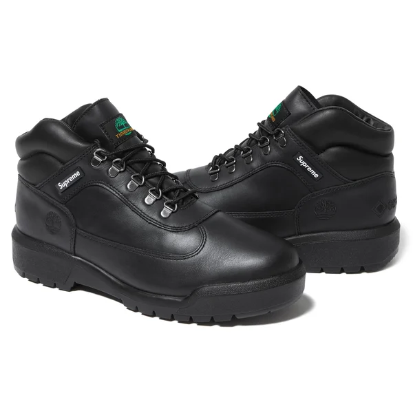 Supreme Timberland Field Boot - Black (front)