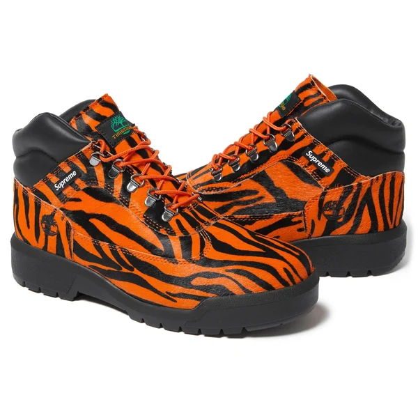 Supreme Timberland Field Boot - Tiger (front)