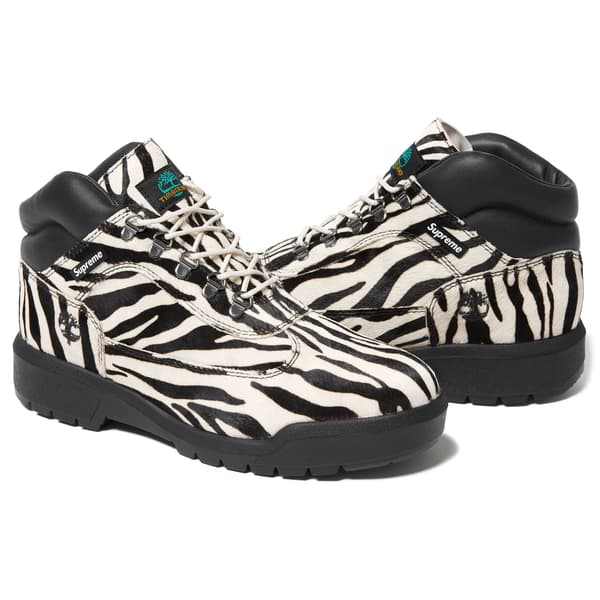 Supreme Timberland Field Boot - Zebra (front)