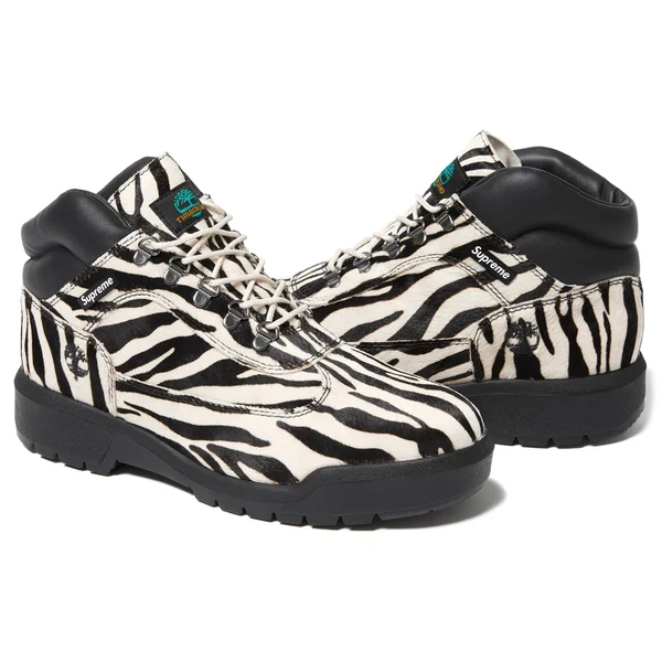 Supreme Timberland Field Boot - Zebra (front)