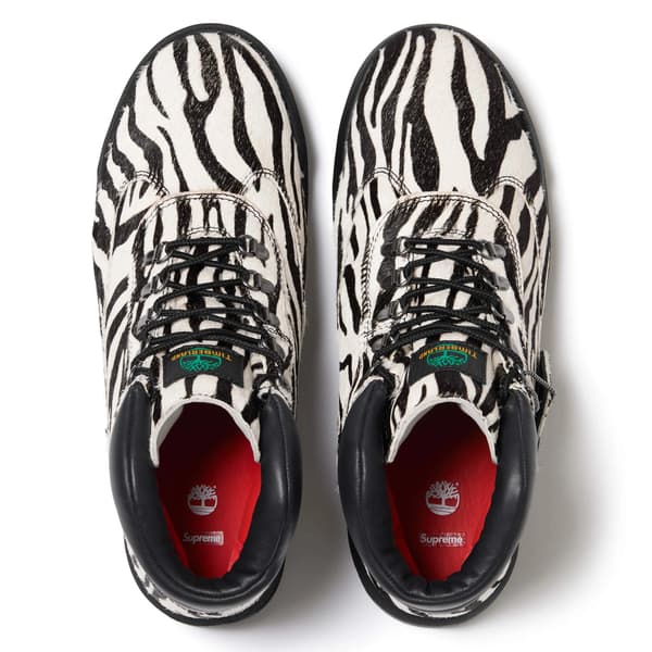 Supreme Timberland Field Boot - Zebra (front)
