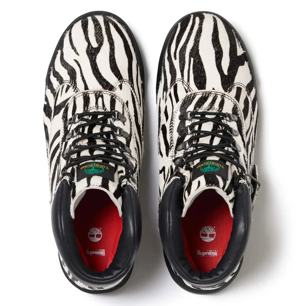 Supreme Timberland Field Boot - Zebra (front)