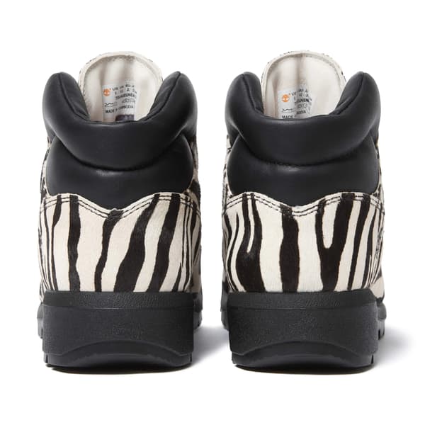 Supreme Timberland Field Boot - Zebra (front)
