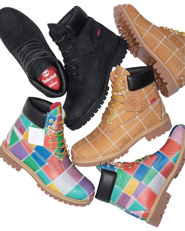 Supreme Timberland Patchwork 6" Premium Waterproof Boot - Product Image