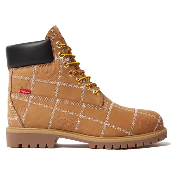 Supreme Timberland Patchwork 6" Premium Waterproof Boot - Wheat (front)