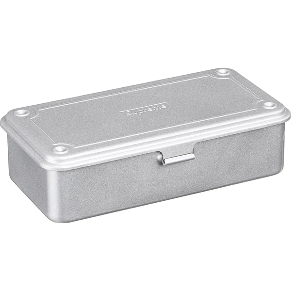 Supreme Toyo Steel T-190 Mini Toolbox - Silver (front)