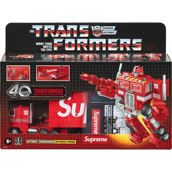 Supreme Transformers G1 Optimus Prime Figure - Red (front)