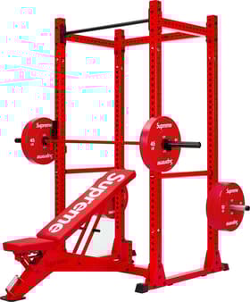 Supreme Tru Grit Power Rack Weight Set Red