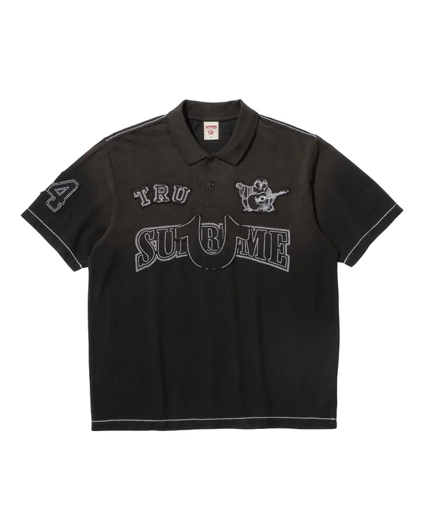 Supreme True Religion Appliqué Polo - Product Image